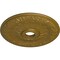 Ekena Millwork Swindon Ceiling Medallion (Fits Canopies up to 6 1/8"), Hand-Painted Gold, 24"OD x 4"ID x 1 1/2"P CM24SWGLS - alternate 2
